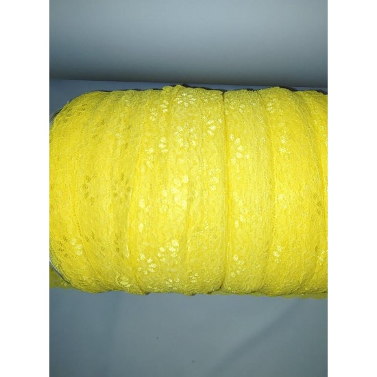 yellow White extensible lace (10 meters)