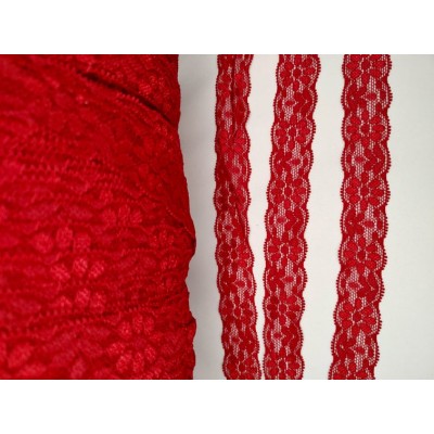 Burgundy extensible lace (10 meters)