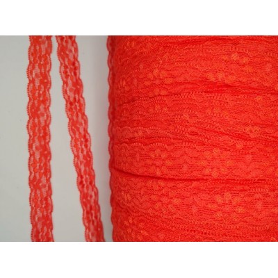 Red orange extensible lace (10 meters)