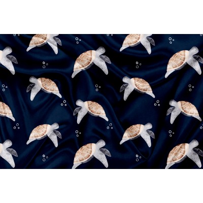 jolie couverture polaire imprimée motif tortue de mer lettre d