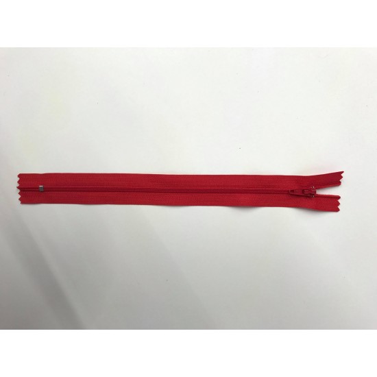 nylon zipper red package of 10