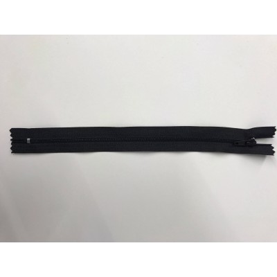 nylon zipper black package of 10